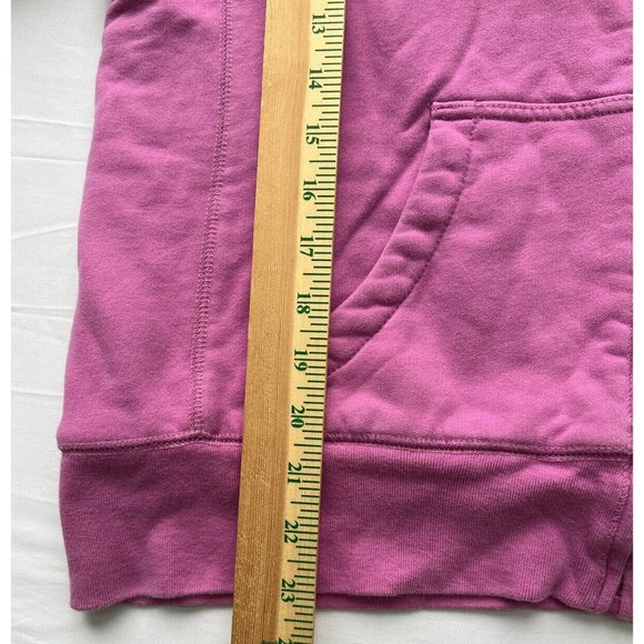 L.L. Bean Womens Jacket Large L Pink Faux Fur Lined Zip Long Sleeve Winter EE396 - Picture 11 of 11